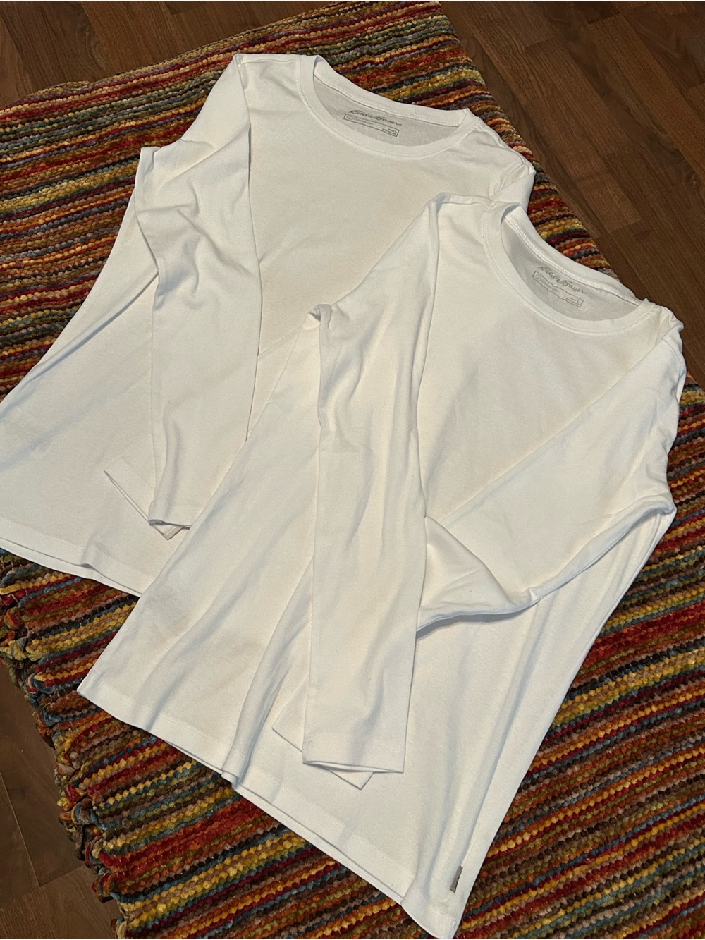 Eddie Bauer Women's Long Sleeve cotton Crewneck Tops size large - Picture 2 of 6